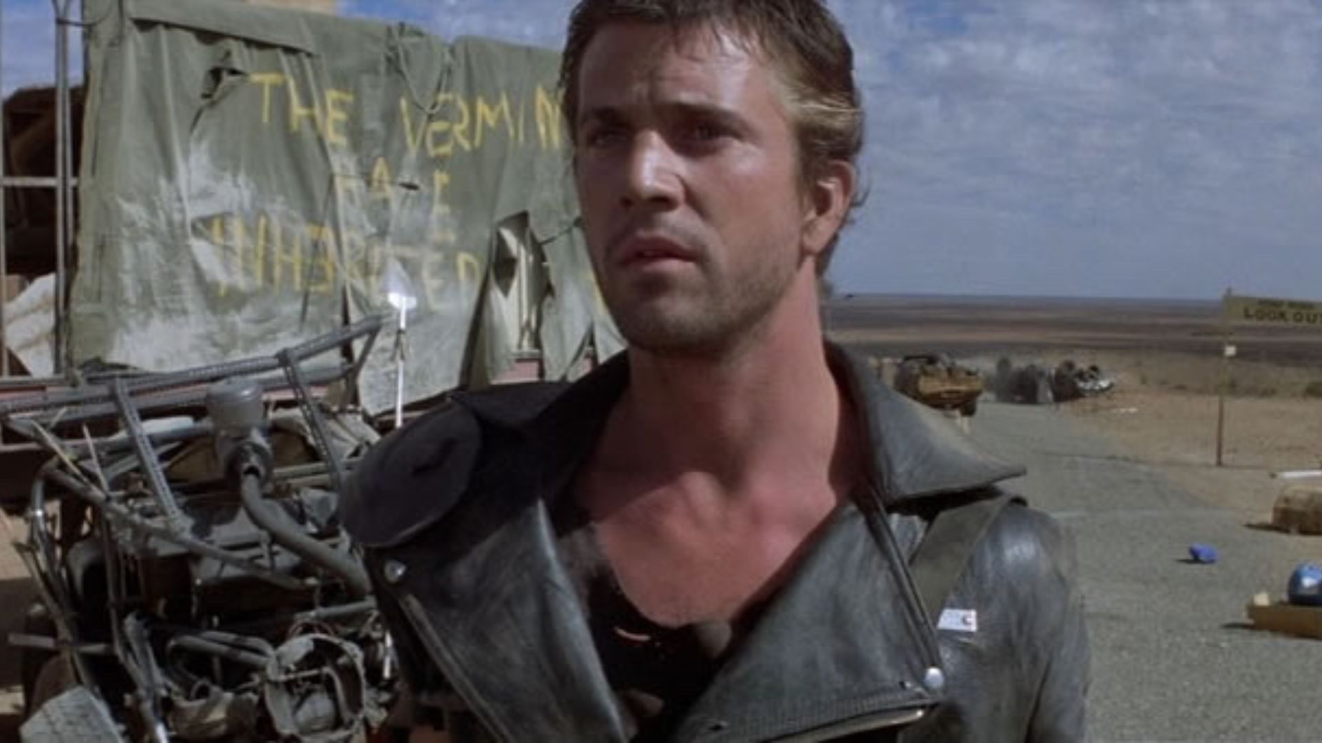 Mel Gibson solo shot in the original Mad Max trilogy