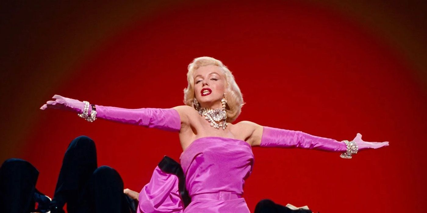 Marilyn Monroe in Gentlemen Prefer Blondes.