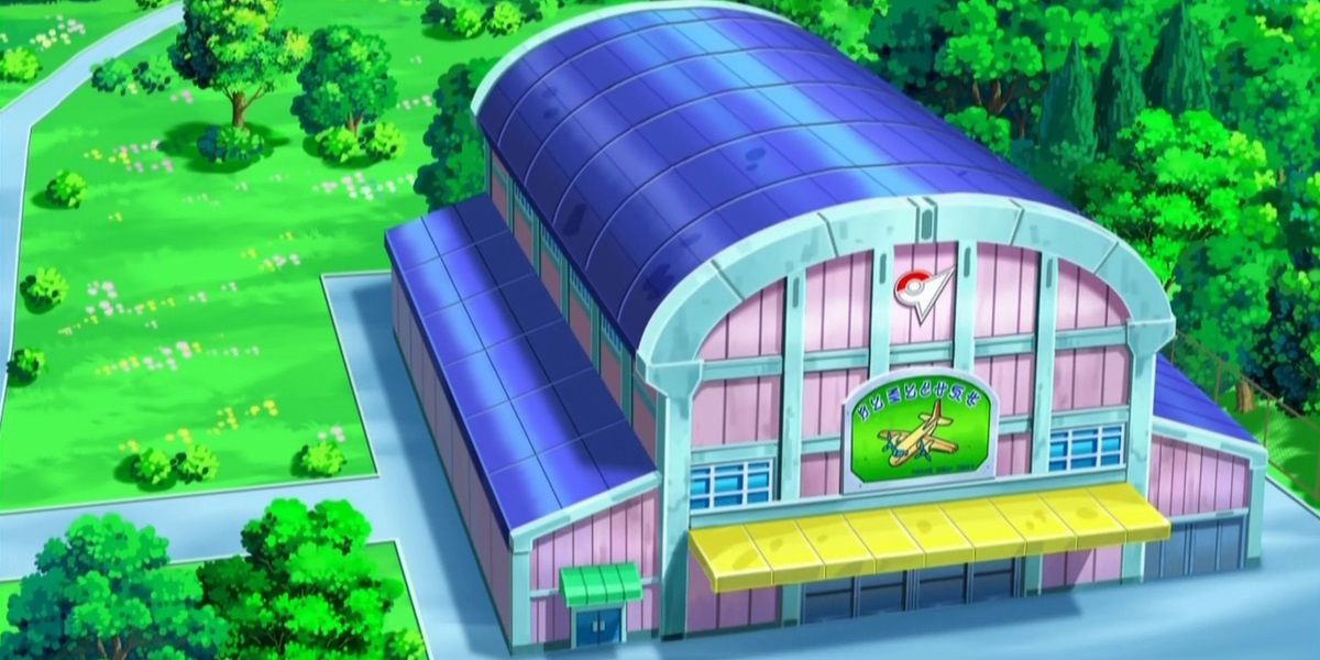 Mistralton Gym in the Pokemon anime