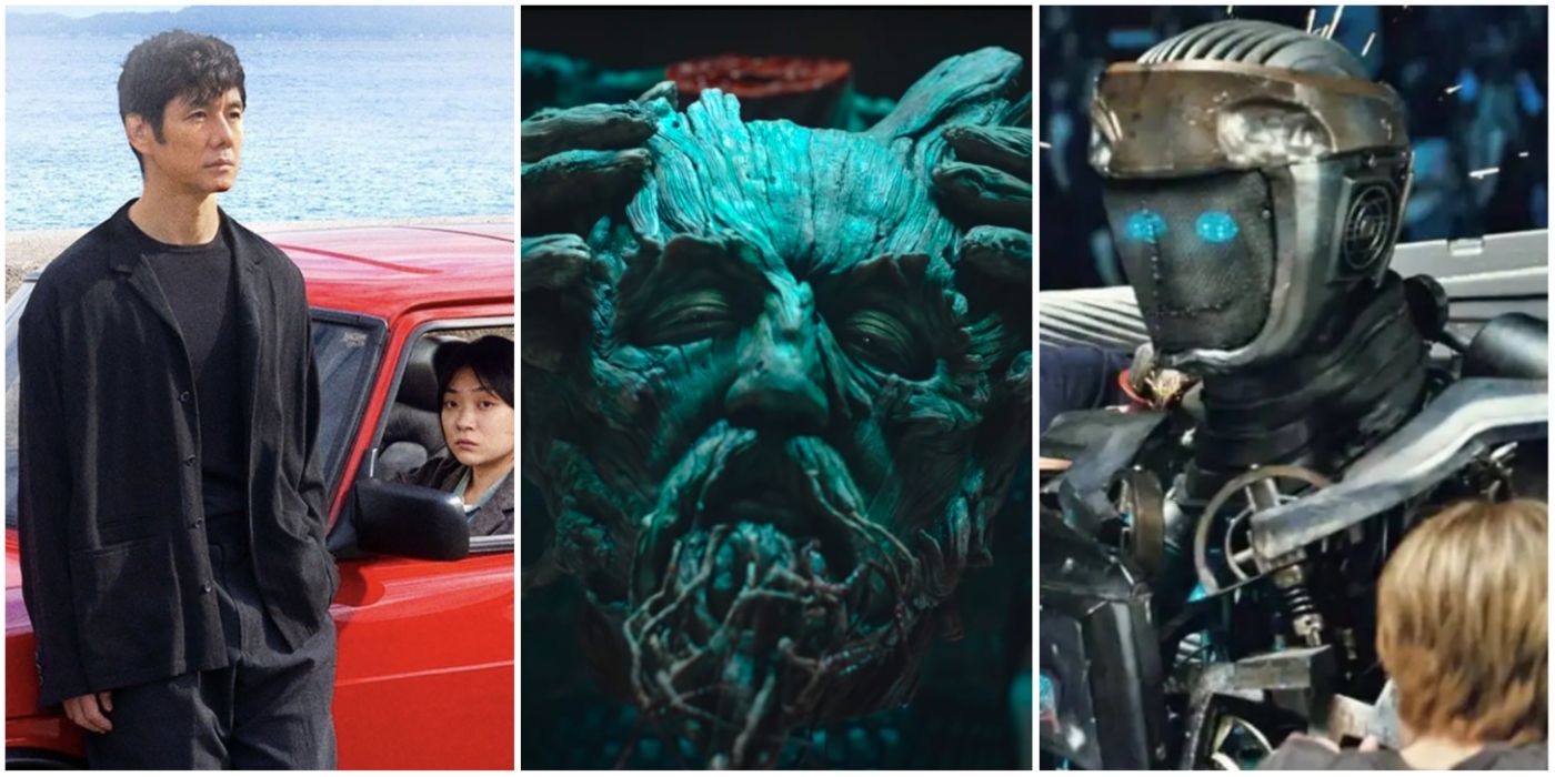 Movies Based On Short Stories Drive My Car Green Knight Real Steel Trio Header