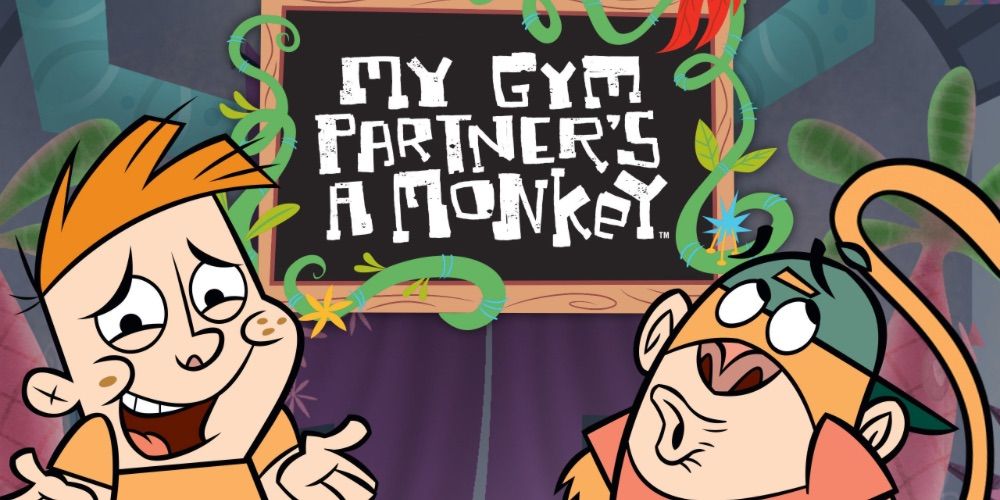 An image from the My Gym Partner's A Monkey cartoon.