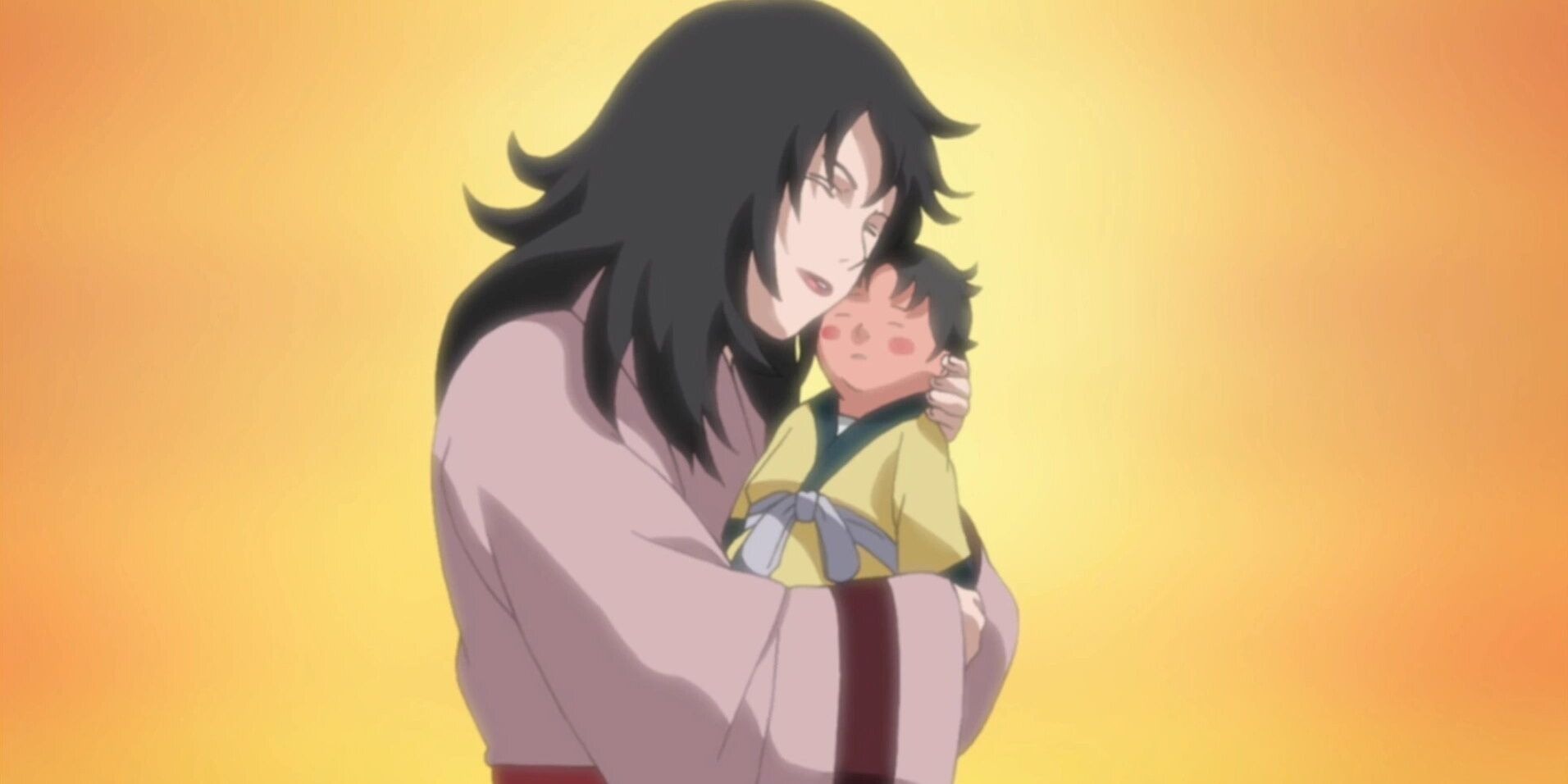 Naruto Kurenai and baby Mirai