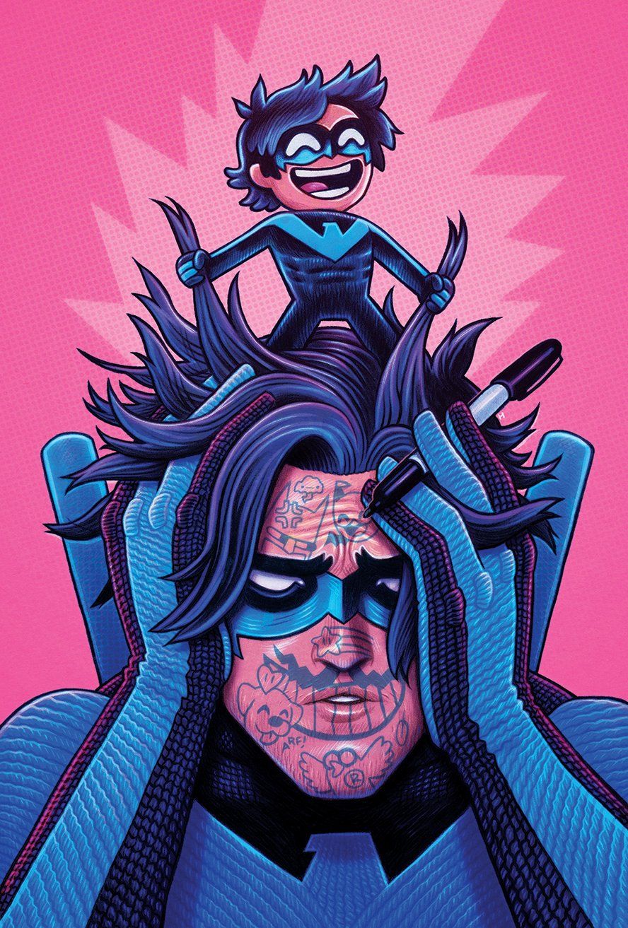 Nightwing 98 Variant Cover Nite-Mite