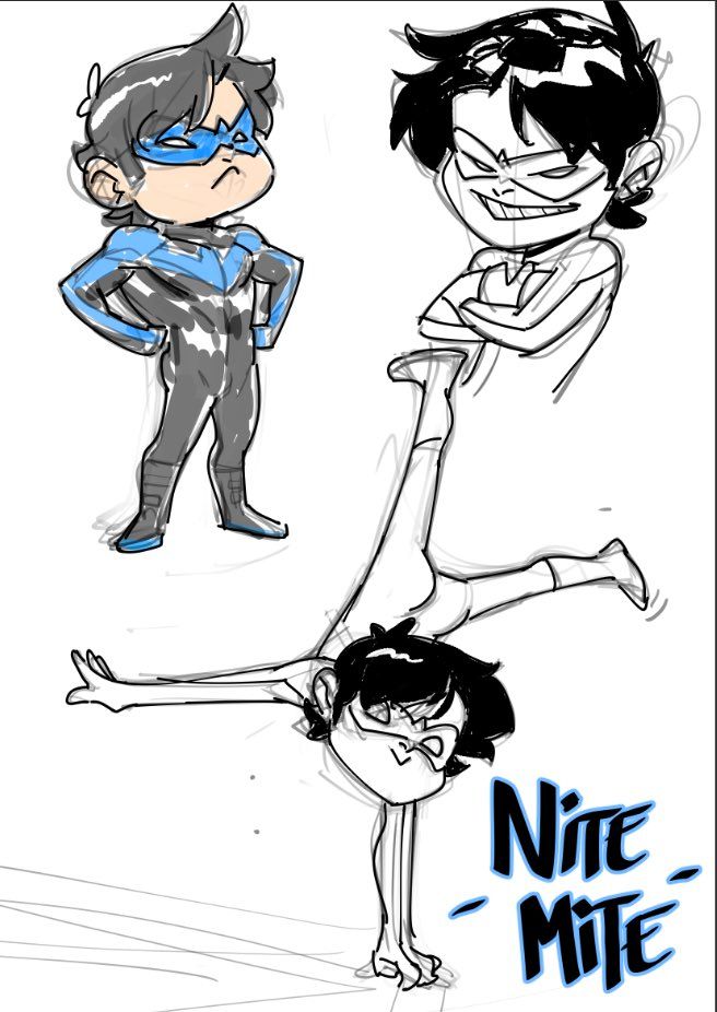 Nightwing Nite-Mite Design