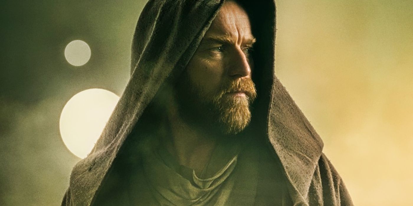 Obi Wan Kenobi com capuz na série de TV Disney +
