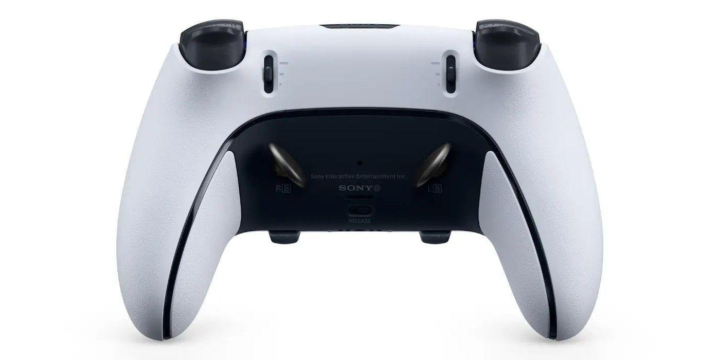 Back view of the PlayStation DualSense Edge