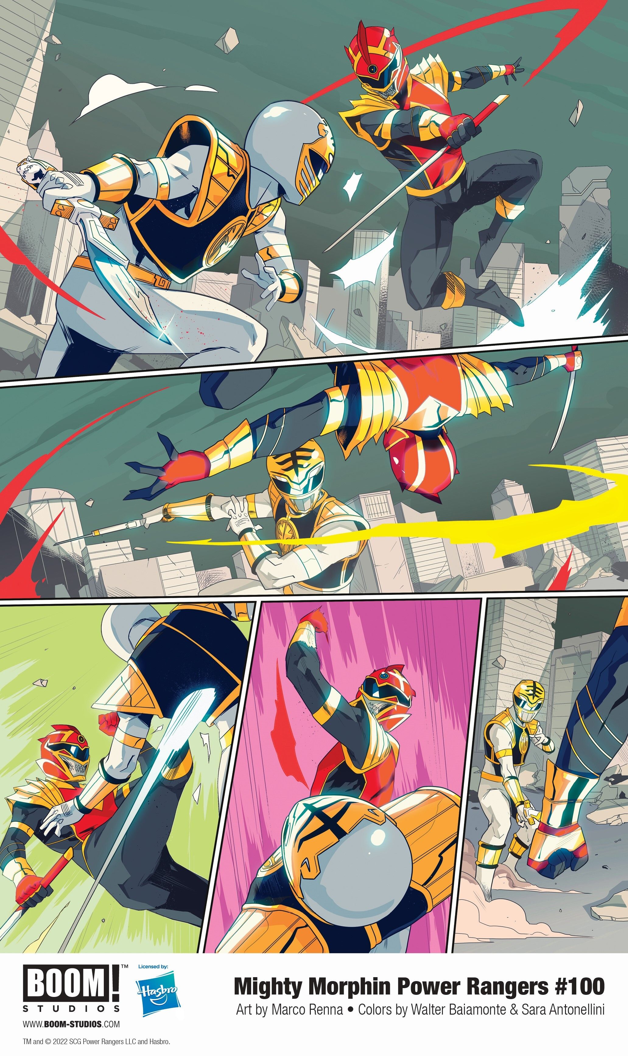 Power Rangers Yellow Ranger Death MangaYeh: MMPR's Death Ranger Debuts in Power Ranger's 100th Issue Preview