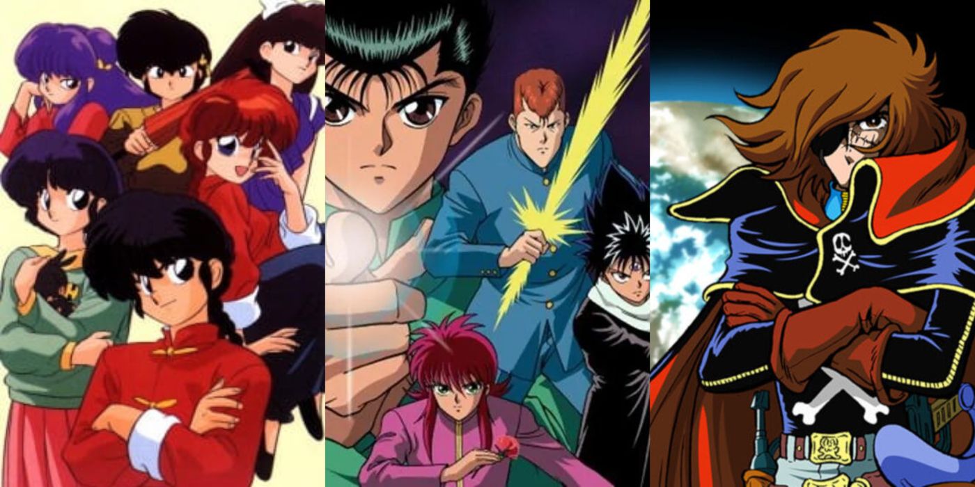 Ranma Yu Yu Hakusho and Space Pirate Captain Harlock