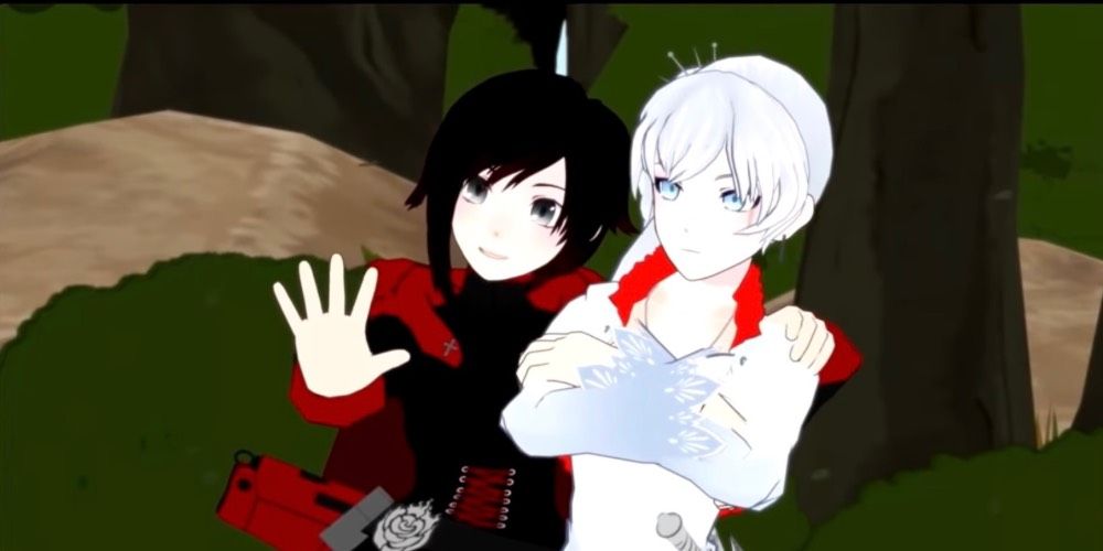 Ruby Rose and Weiss Schnee from RWBY