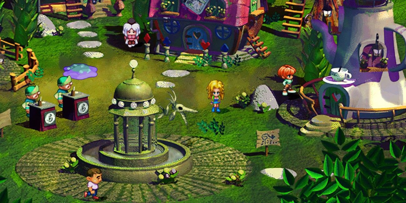 Screenshot depicting Saga Frontier Remastered gameplay.