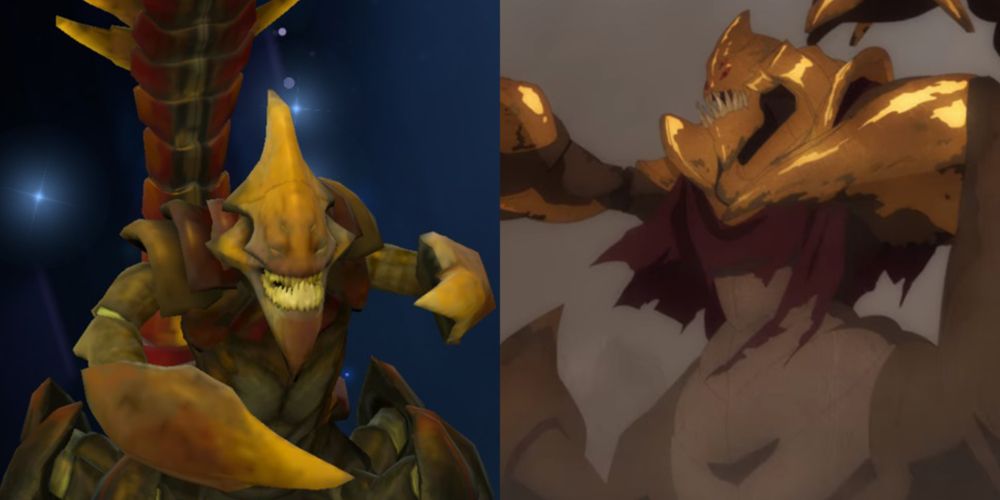 Sand king from Dota: Dragon's Blood