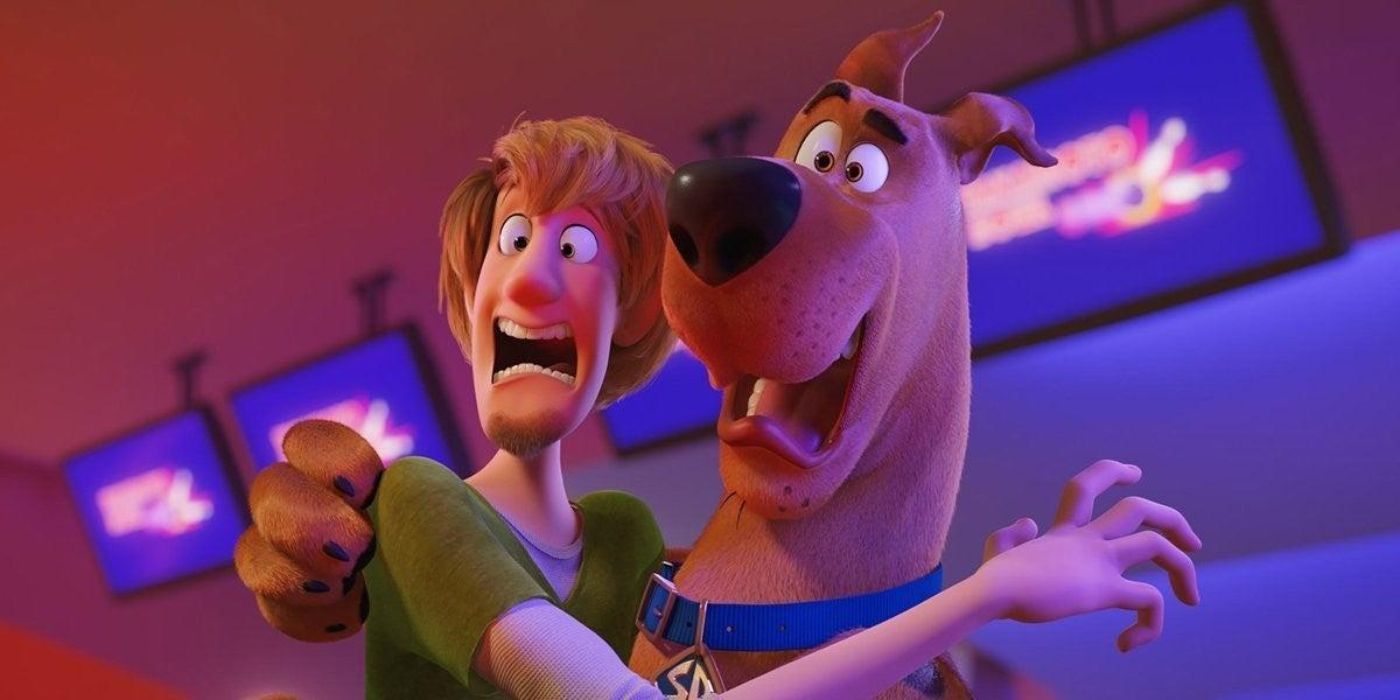 Scoob Holiday Haunt - Shaggy and Scooby screaming