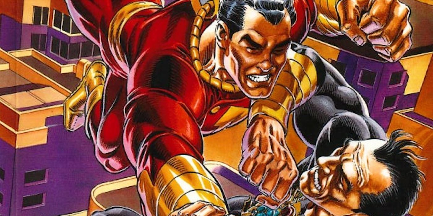 Shazam versus Black Adam in DC Comics
