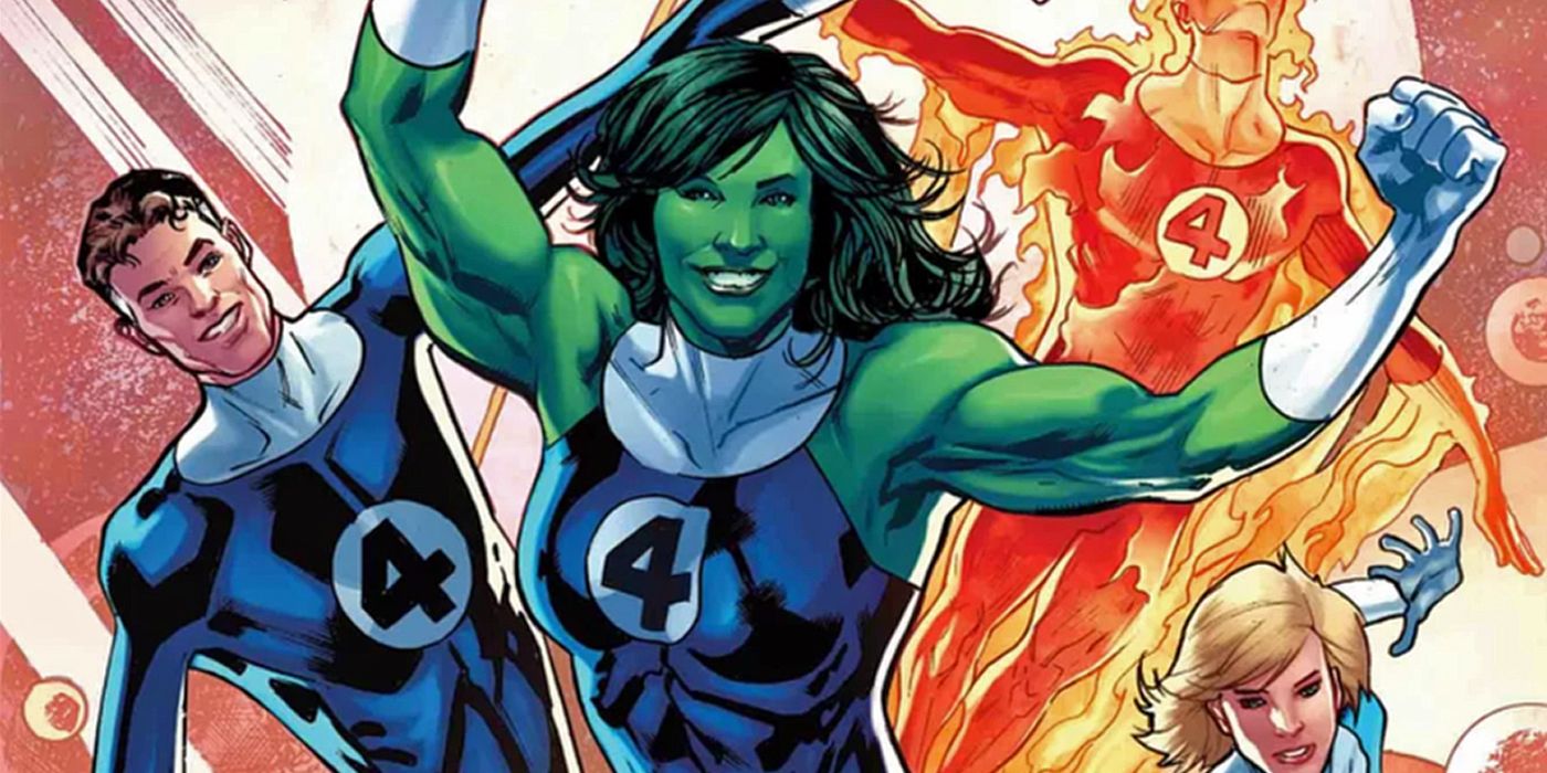 She-Hulk with the Fantastic Four
