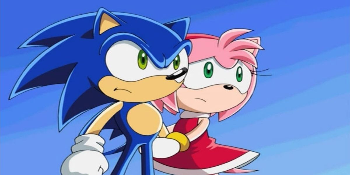 Sonic and Amy Rose from Sonic X.