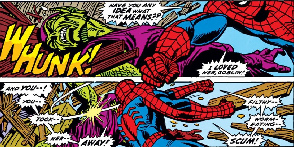 Spider-Man versus Green Goblin In The Goblin's Last Stand
