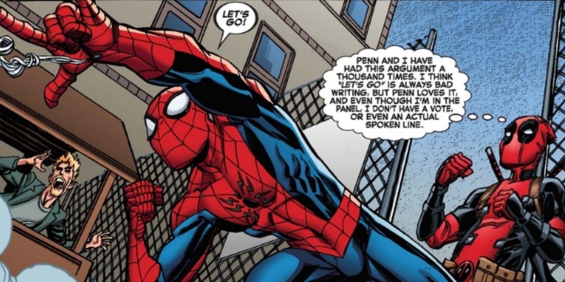 Spider-Man asks for Deadpool's help who is really stage magician Teller