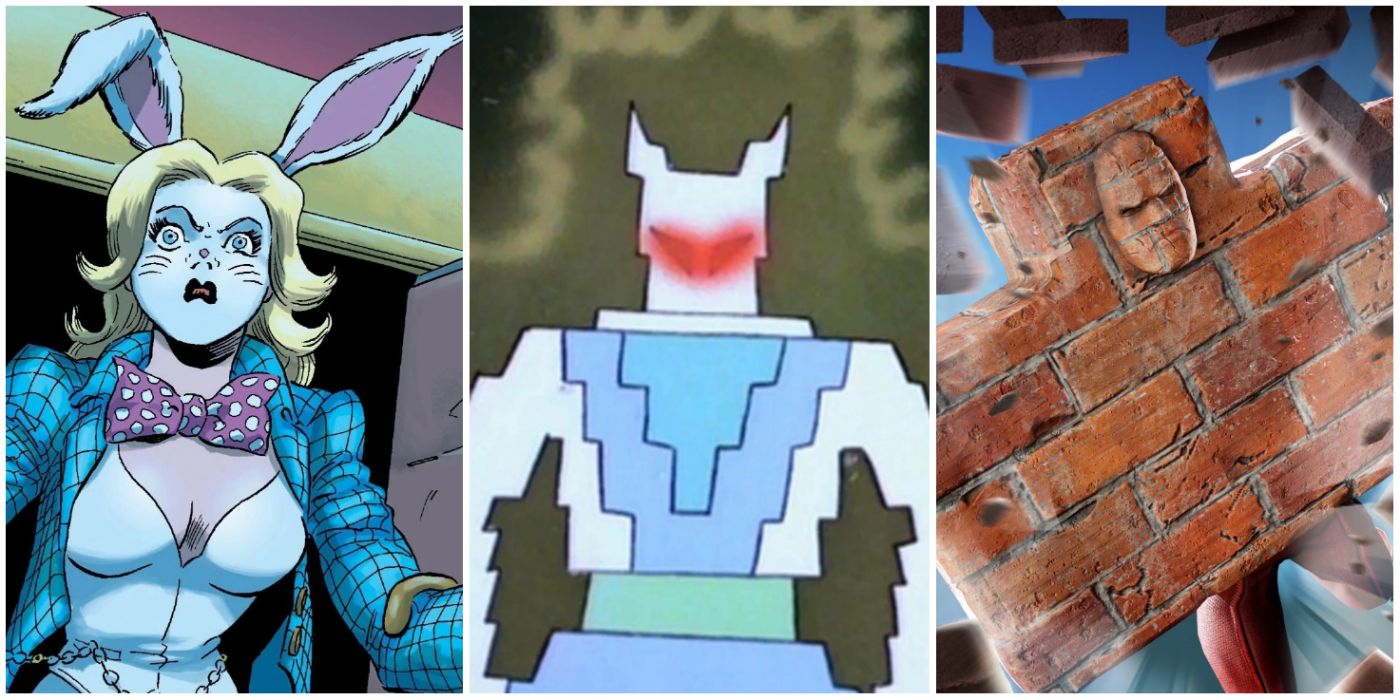 Spider-Man's funniest villains include White Rabbit, Videoman, and The Wall