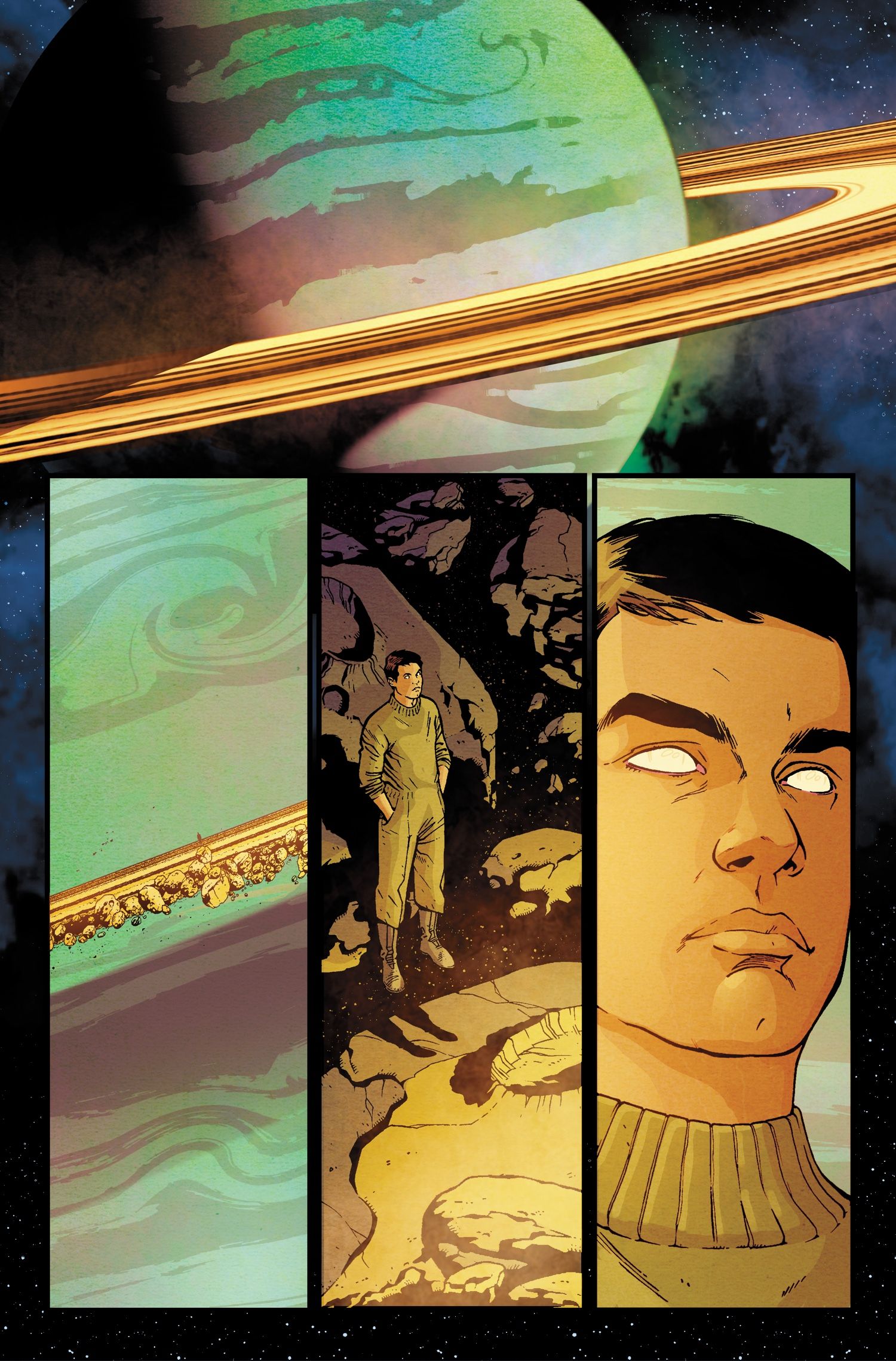 Star Trek #1 Prelude Art from Star Trek #400 - Sample Page A by Ramon Rosanas and Lee Loughridge (1)