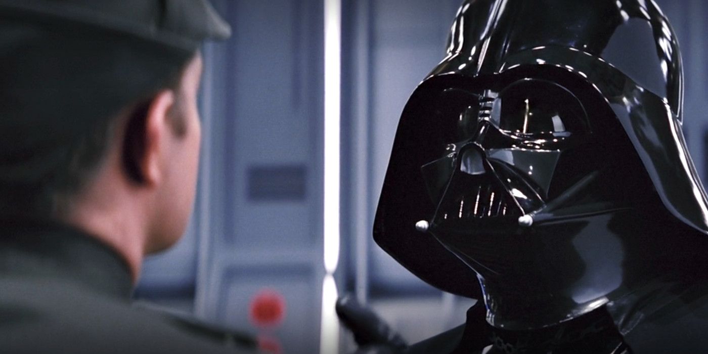 Darth Vader points at Moff Jerjerrod in Star Wars: Return of the Jedi