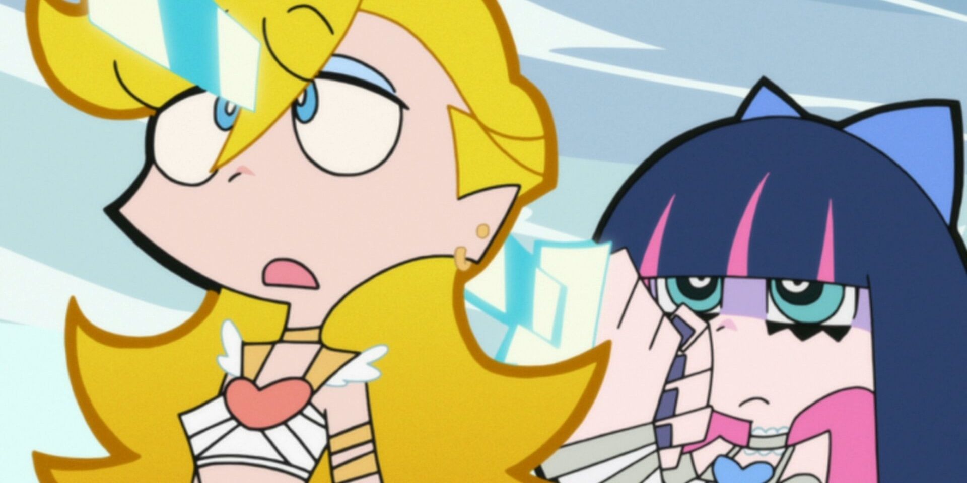Stocking betrays Panty in Panty and Stocking ending scene