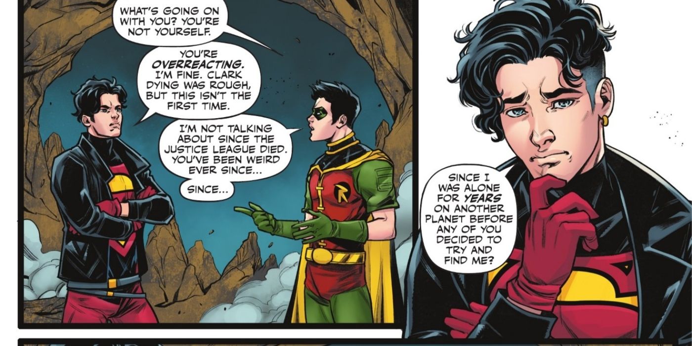 Superboy Resents His Teammates