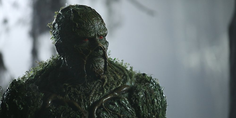 The titular character in the Arrowverse's Swamp Thing
