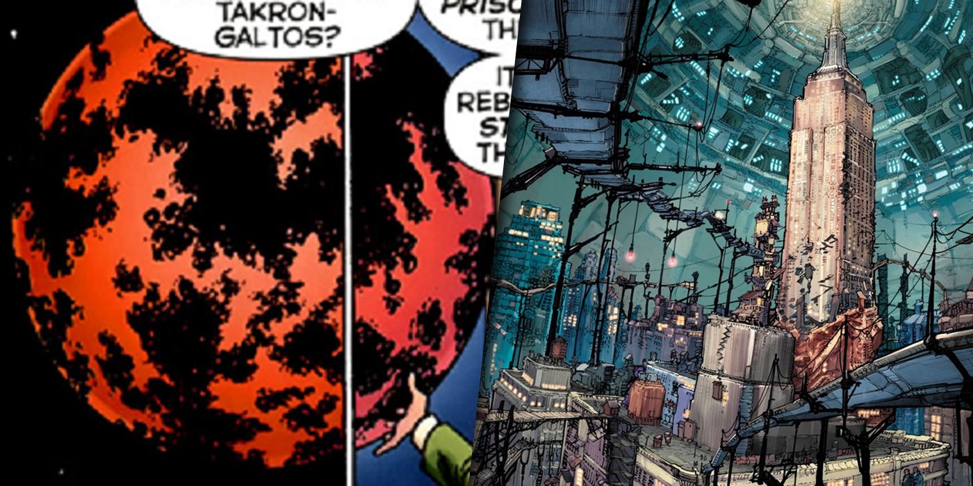 Takron-Galtos from DC Comics split image