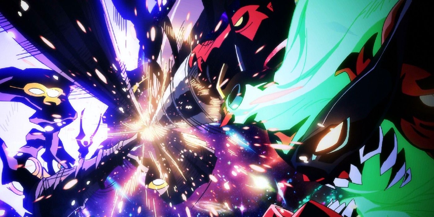 Team Dai Gurren Fights The Anti Spiral In The Lights in the Sky Are Stars
