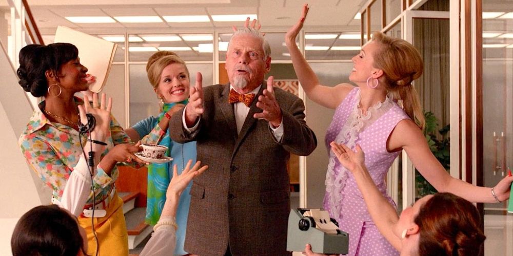 Bert Cooper singing The Best Things In Life Are Free after his death in Mad Men
