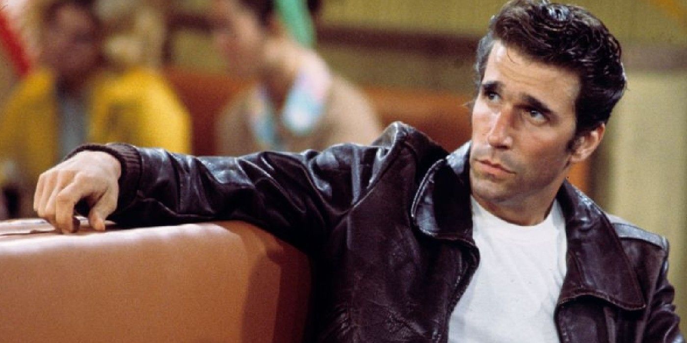 The Fonz Sits Cool In Happy Days