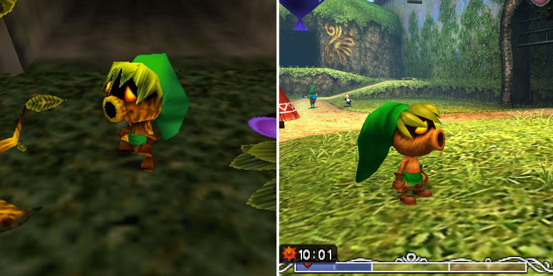 Deku Link in The Legend of Zelda Majoras Mask