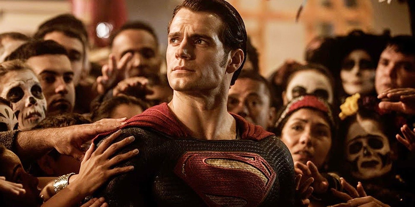 Survivors pray to Superman in Batman V Superman Justice Dawn