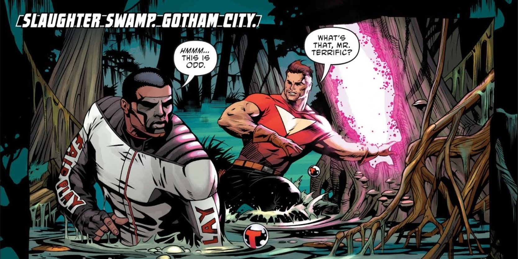 The Terrifics Tom Strong Mr Terrific Gotham City Slaughter Swamp