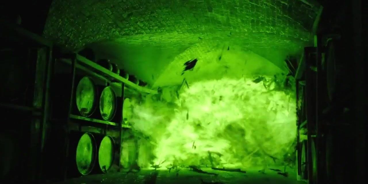 The Wildfire underneath King's Landing in Game Of Thrones.