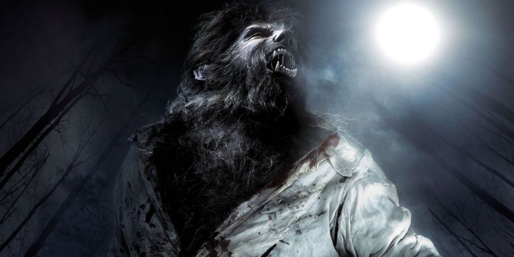 Lawrence transformed into a werewolf in The Wolfman movie