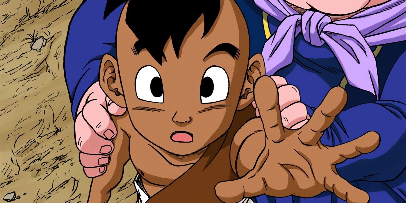 Uub ajuda no final do Moro Manga Arc de Dragon Ball Super