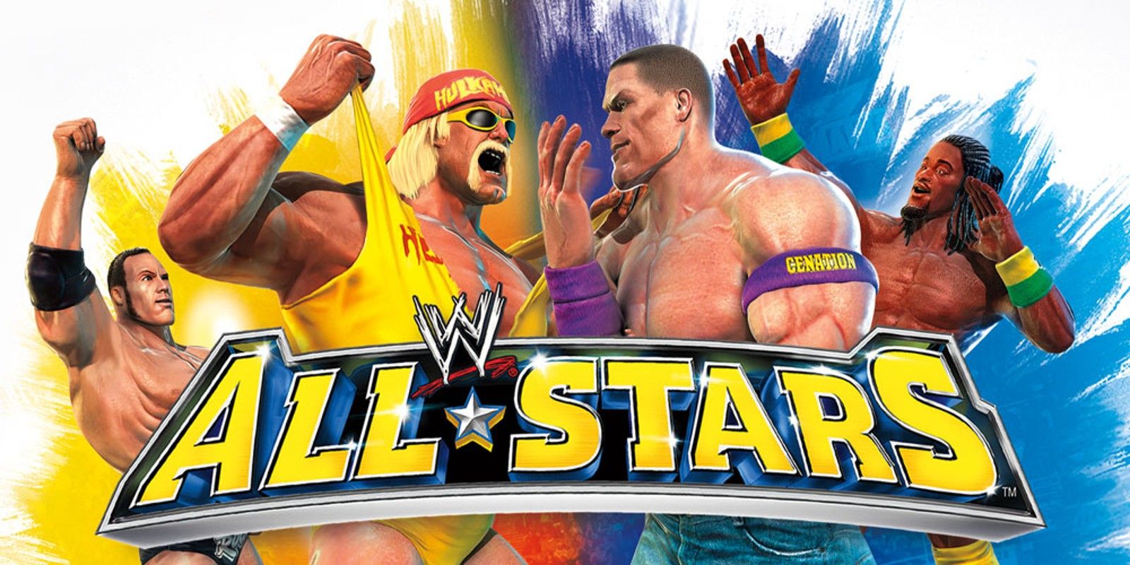 WWE All Stars Cover Art Hulk Hogan Vs John Cena