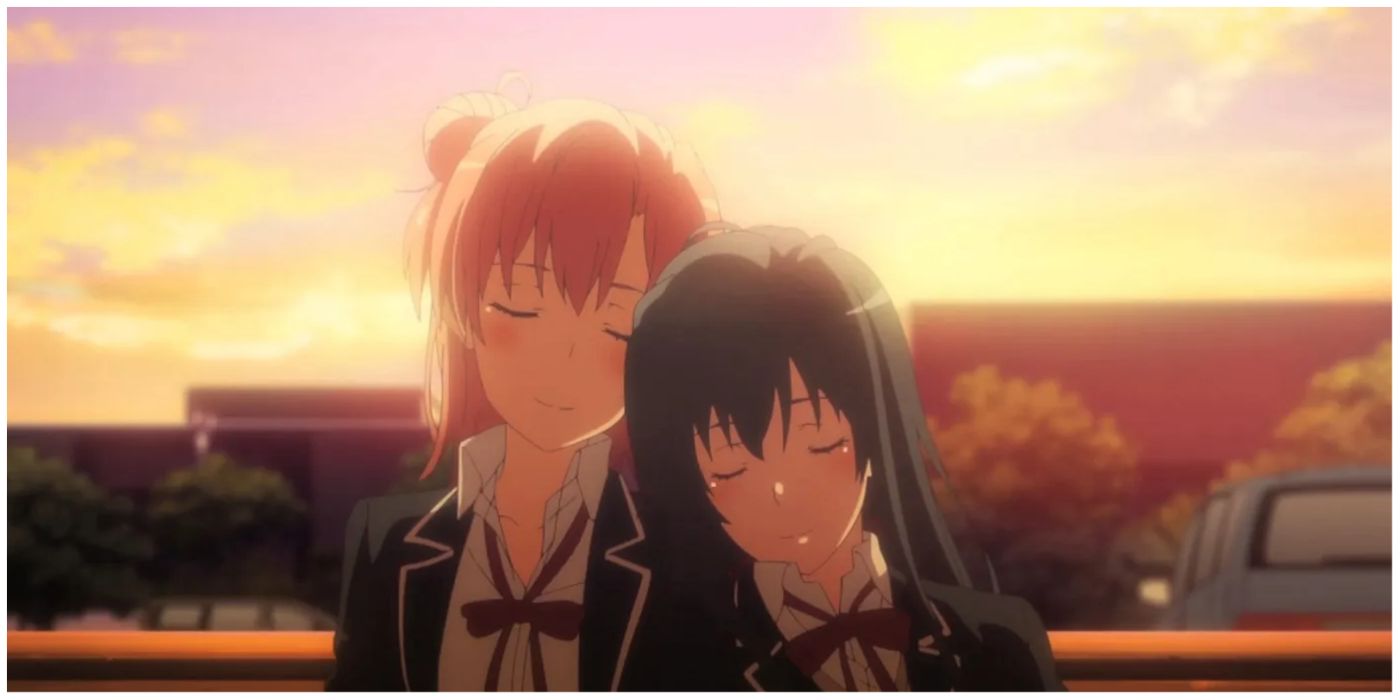 Yui and Yukino in My Teen Romantic Comedy SNAFU.