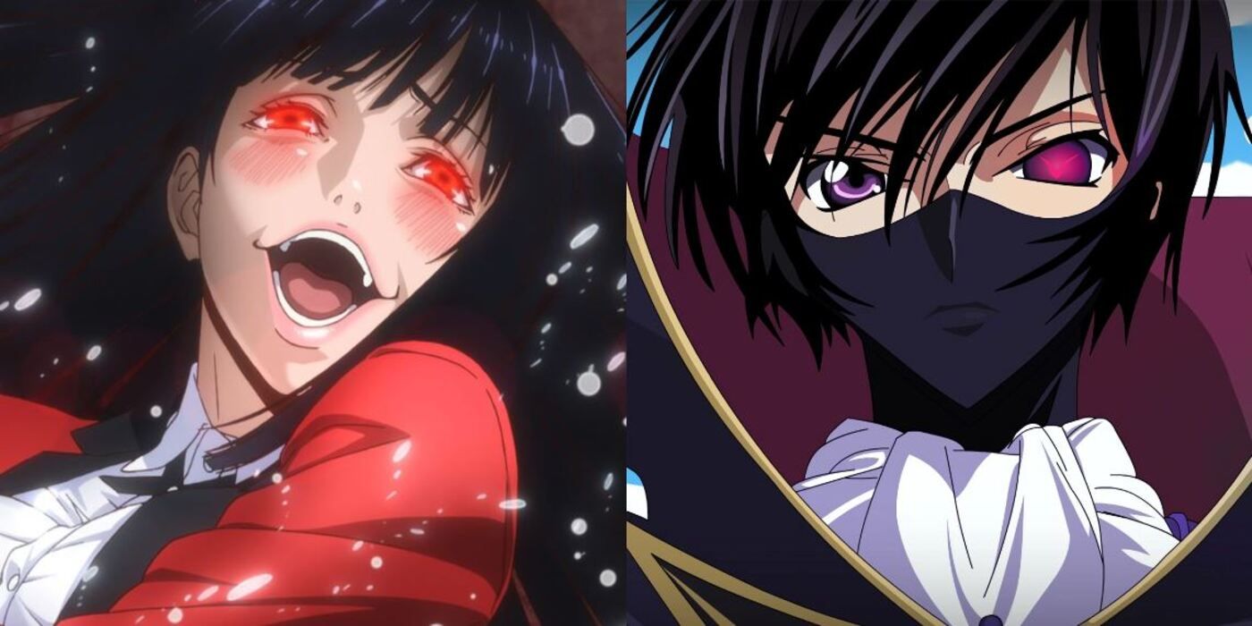 Yumeko Jabami and Lelouch Lamperouge from kakegurui and code geass