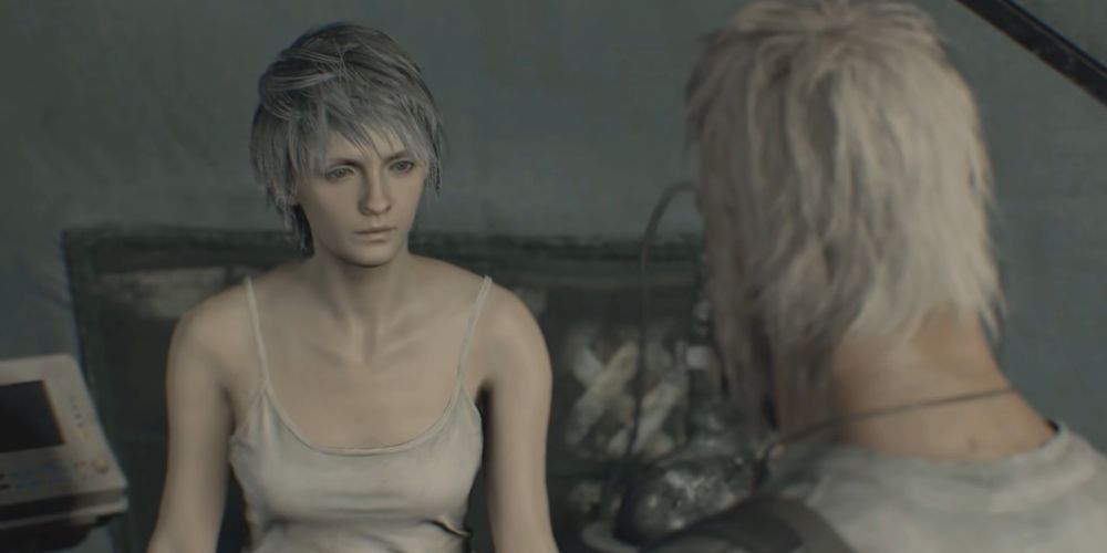 Zoe Baker in the End of Zoe DLC for Resident Evil 7: Biohazard.