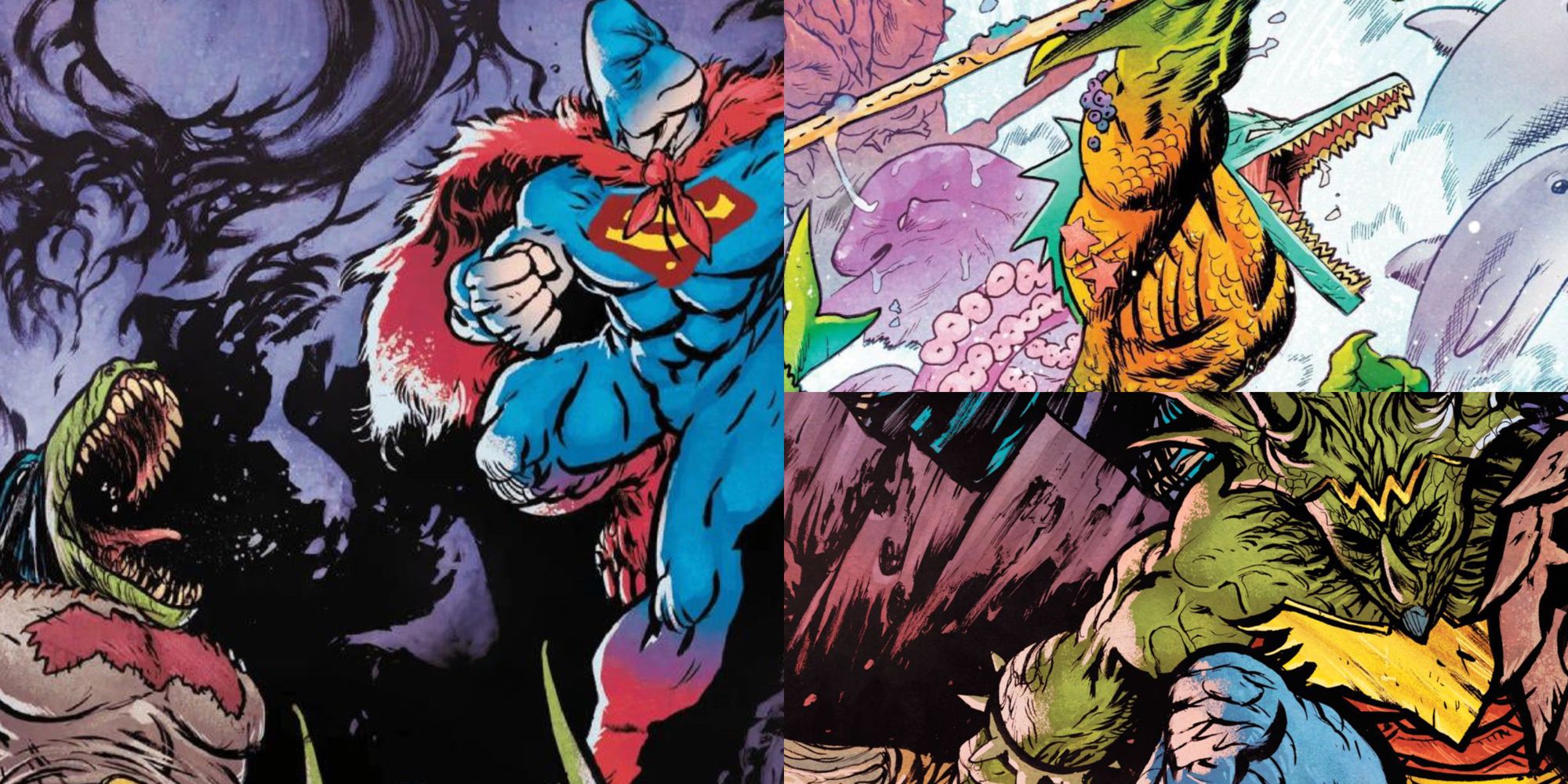 Bat Walker, Supersaur, Aquanyx, Wonderdon, Jurassic League - DC Comics