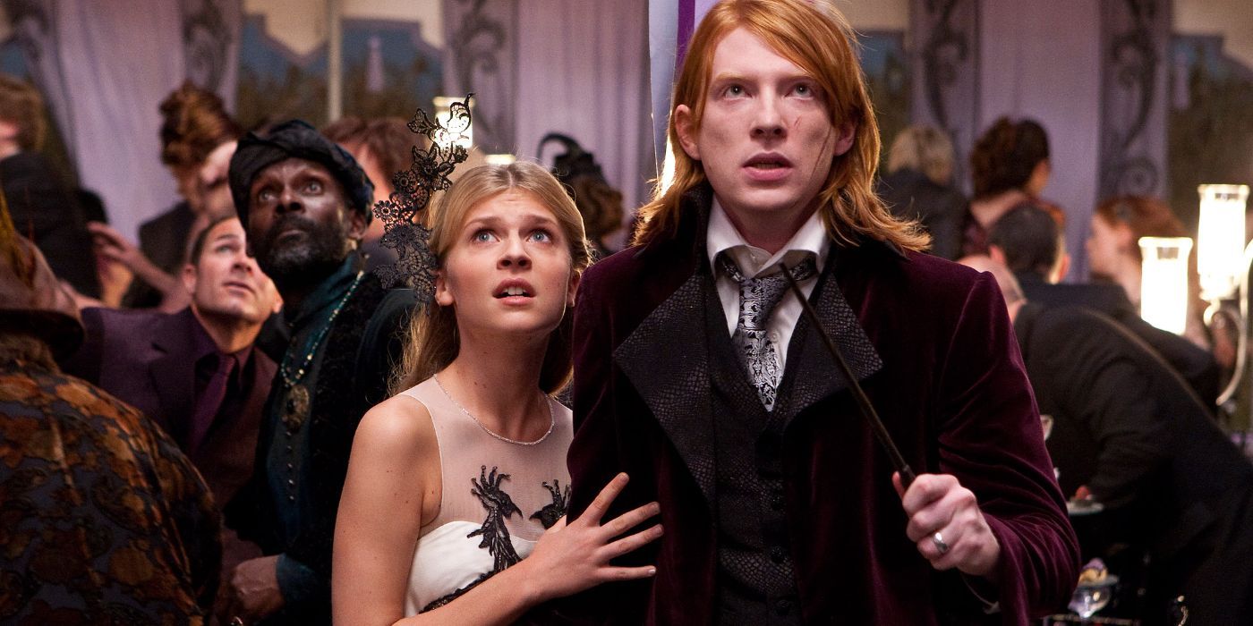 Bill and Fleur at their wedding, Harry Potter