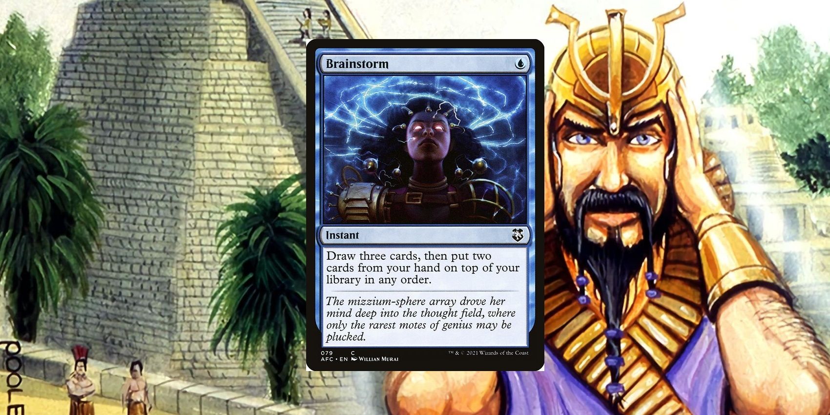 Magic: The Gathering Brainstorm card.