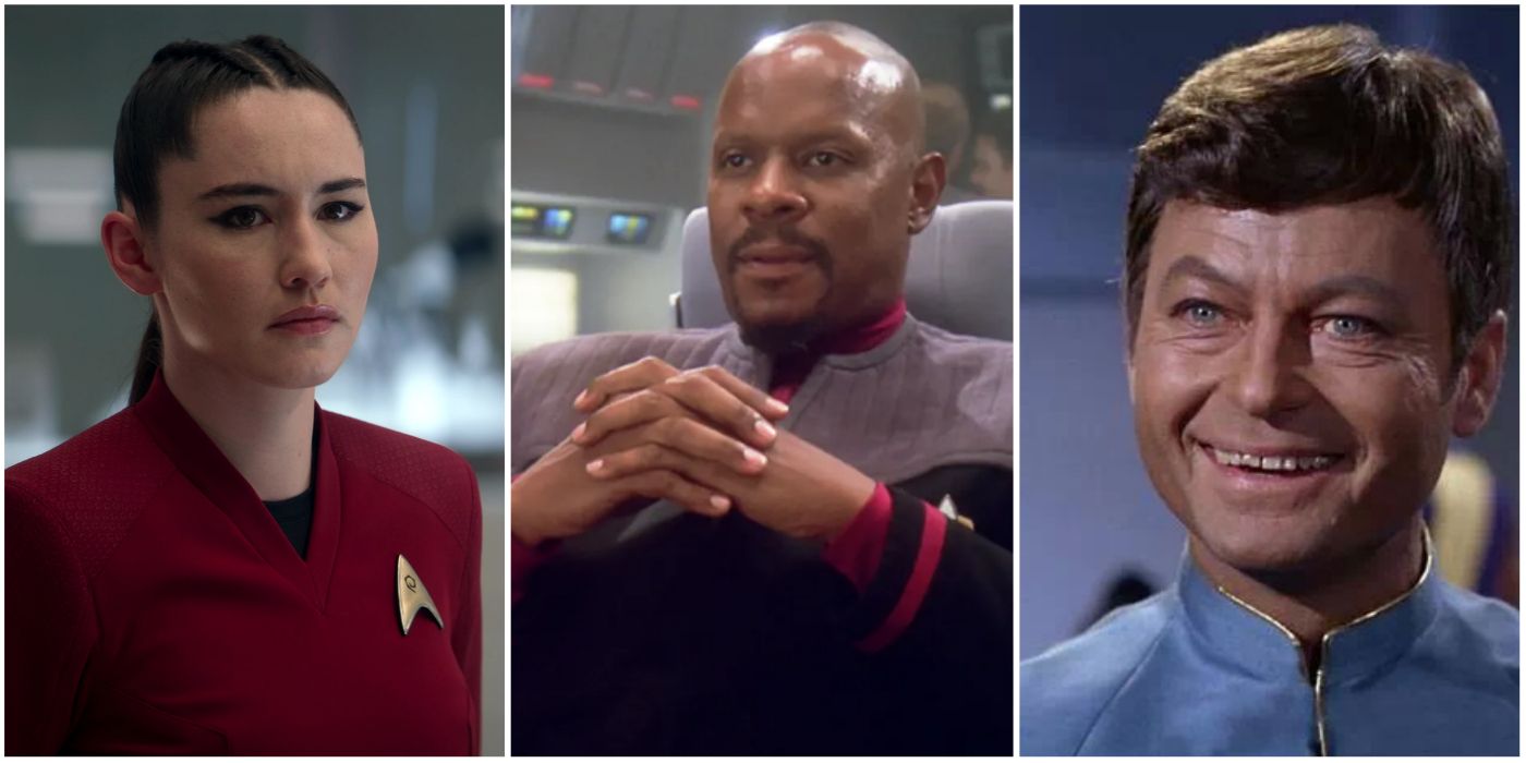 collage for 10 Star Trek characters who belong on other tv shows including la'an noonien-singh and ben sisko and leonard mccoy