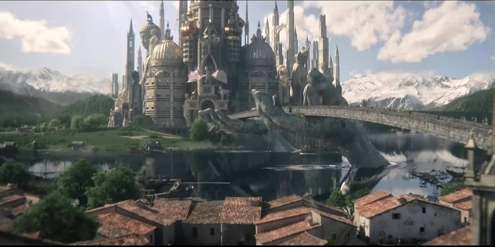 Dream's castle from Netflix's Sandman