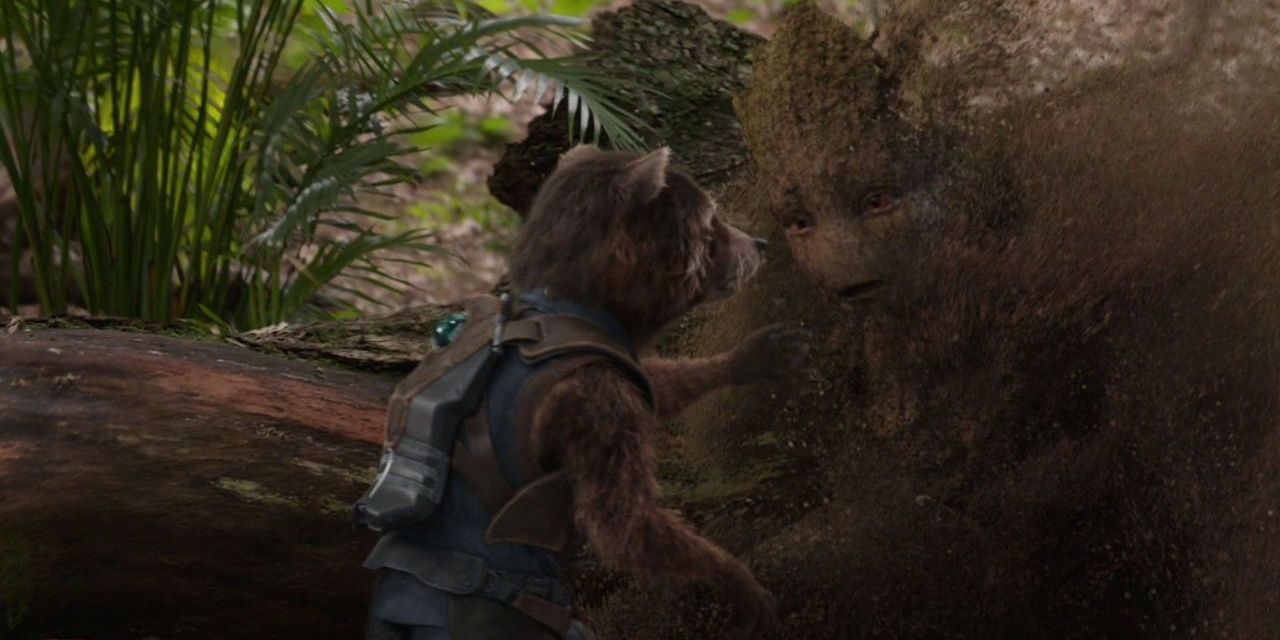 groot being snapped in infinity war 