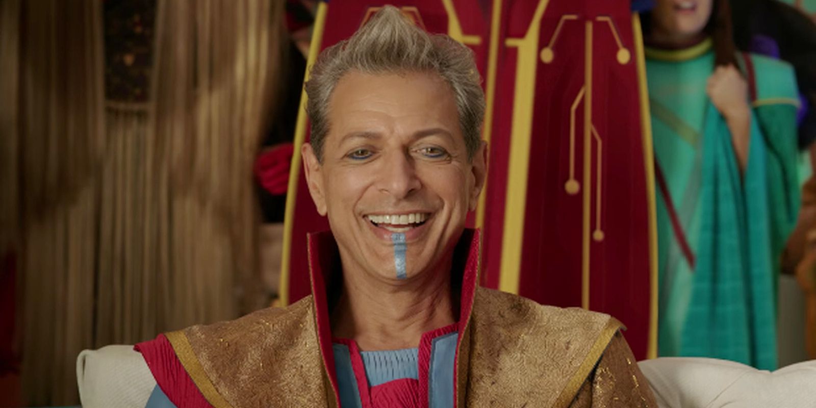 Jeff Goldblum as the grandmaster in Thor: Ragnarok