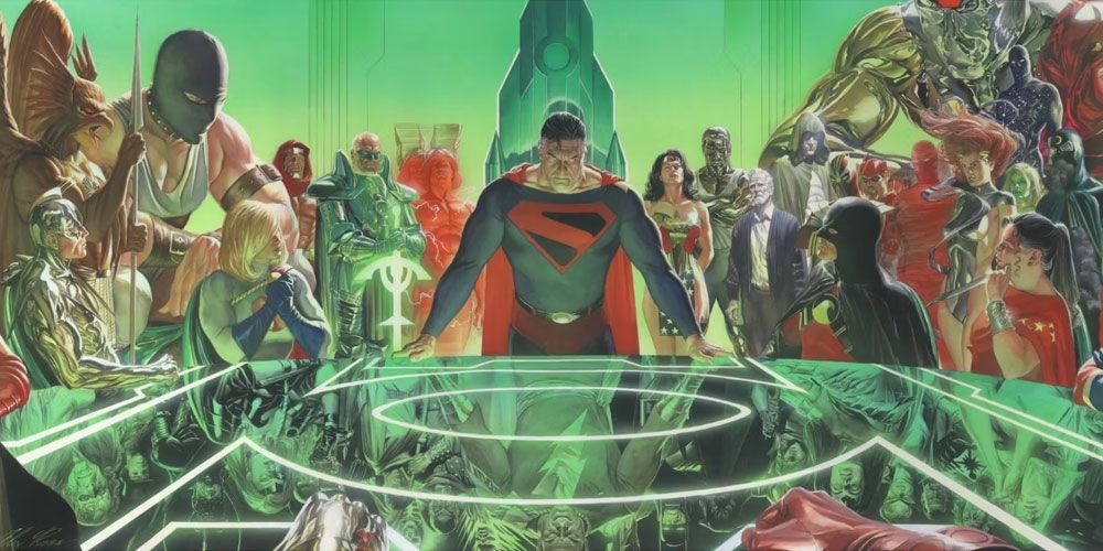 Kingdom Come Superman and the Justice League, by Alex Ross