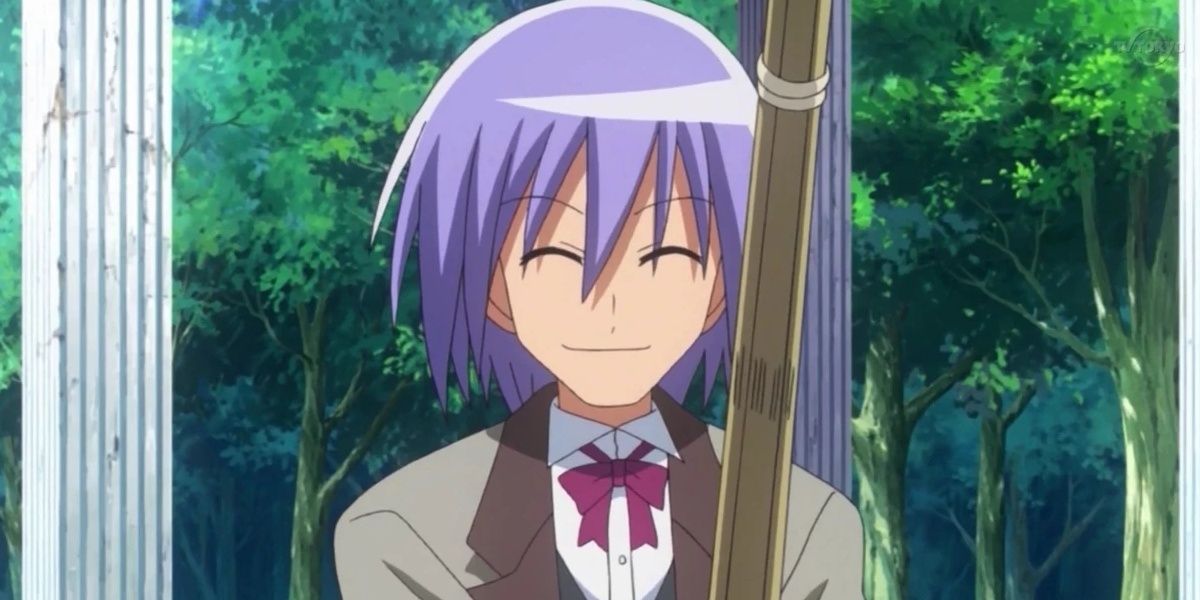 Nonohara Kaede from Hayate The Combat Butler smiling with eyes closed.